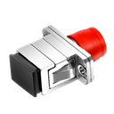 FC/UPC Female to SC/UPC Female Hybrid Simplex Single Mode/Multimode Copper Fiber Optic Adapter/Coupler with Flange