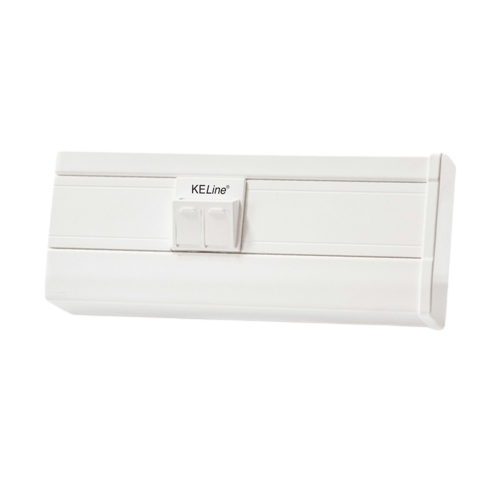 Modulo45 outlet 2 ports floor/duct-mounted