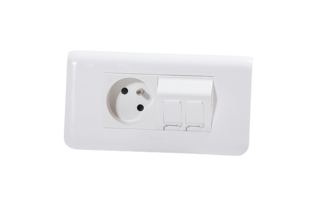 Legrand® MosaicTM compatible outlet module