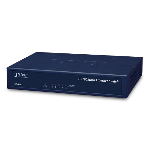 5-Port 10/100Mbps Fast Ethernet Switch