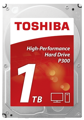 Desktop hard drive, 1 TB, Toshiba P300