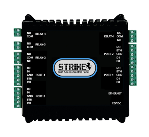 Strike MX4 Access Control Panel/4 readers with 4 relays